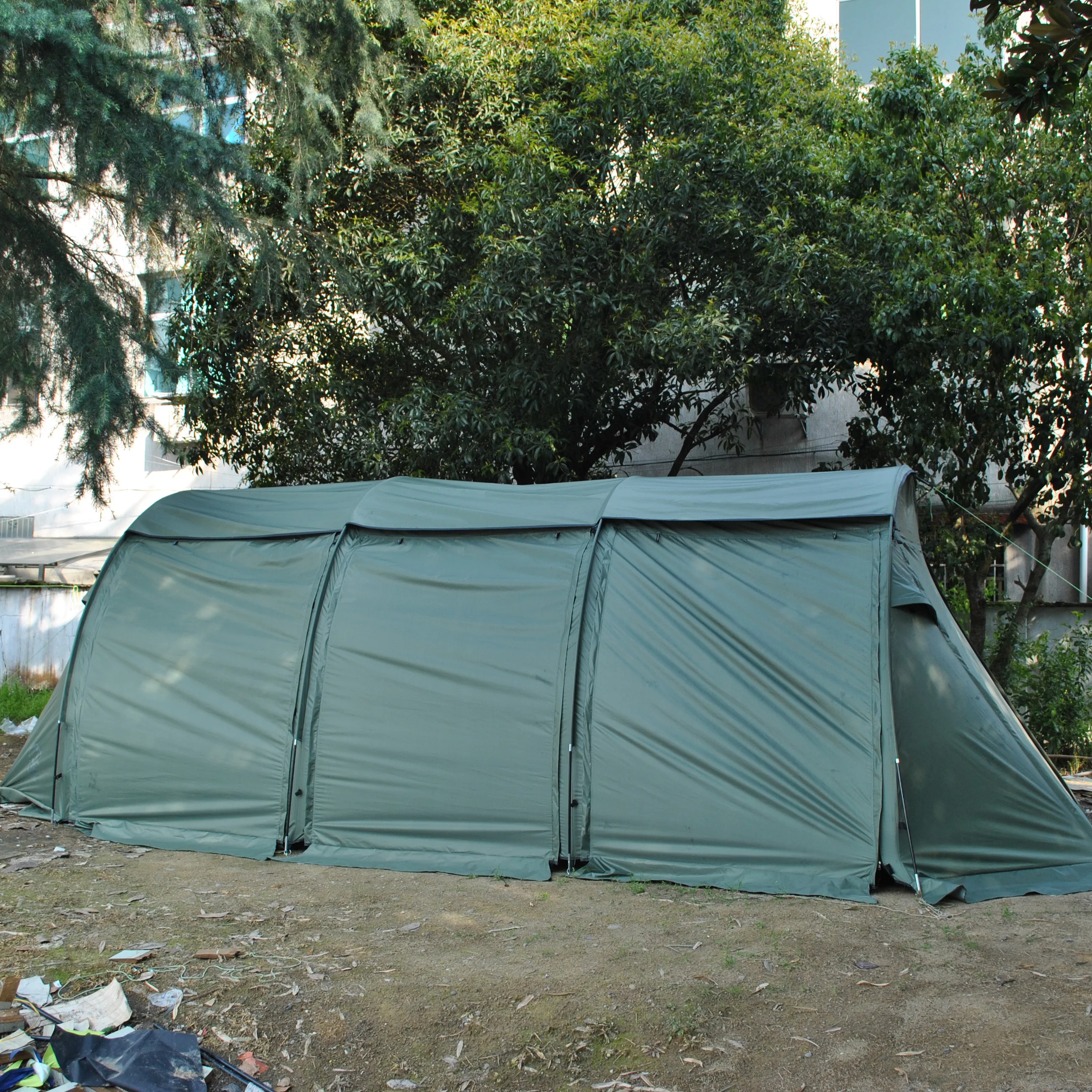 Hot sale 8-10 people dome tunnel tent, with 1 indoor tent, with 2 halls 6