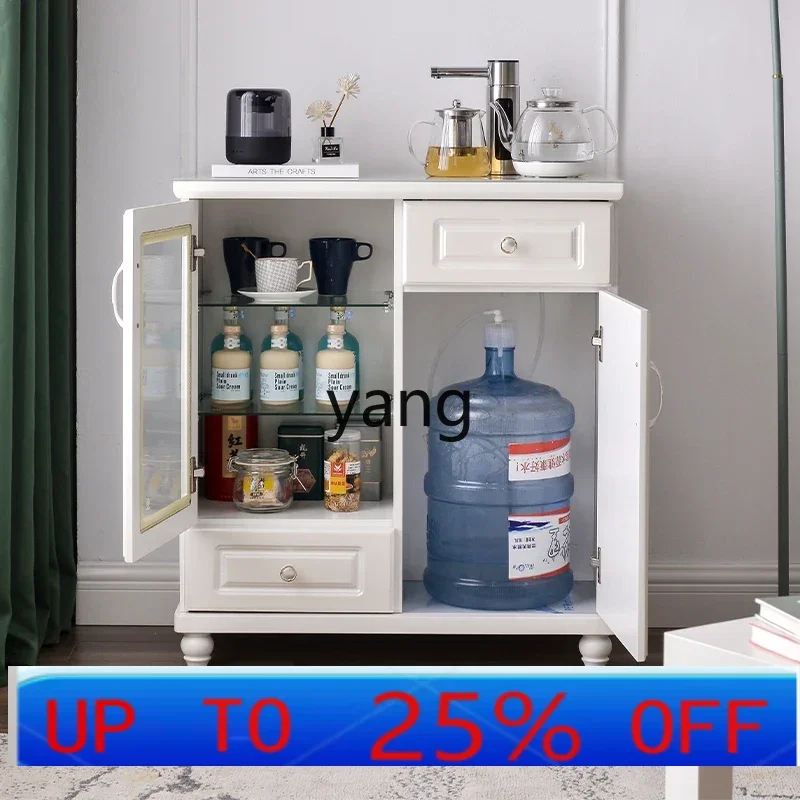 LH modern  tea bar machine household solid wood automatic living room intelligent integrated water dispenser cabinet
