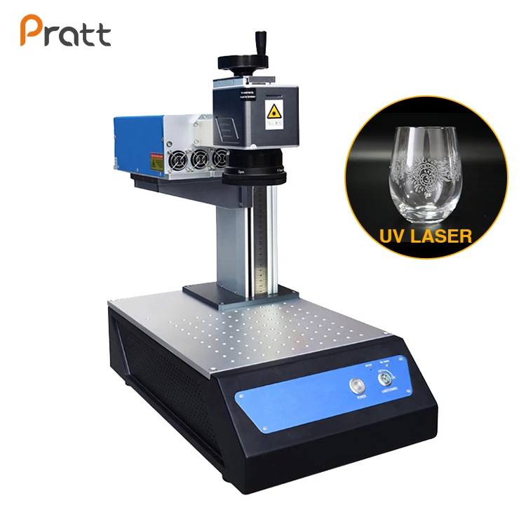 

5w 10w 3w Mini Portable Desktop 3d fiber uv laser marking machine with low price for plastic acrylic metal gold Pratt