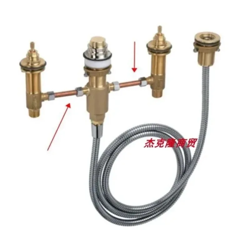 

Hansgrohe accessories three-hole four-hole bathtub faucet base extrusion connector nut copper pipe 88513000