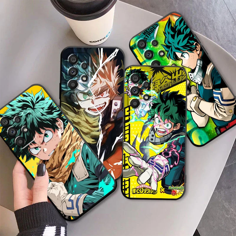 

M-My Hero A-Academia Anime Cool For Samsung A53 A52 A33 A32 A51 A71 A21S A13 A73 A50 A22 A23 A03 A72 A54 A12 5G Black Soft