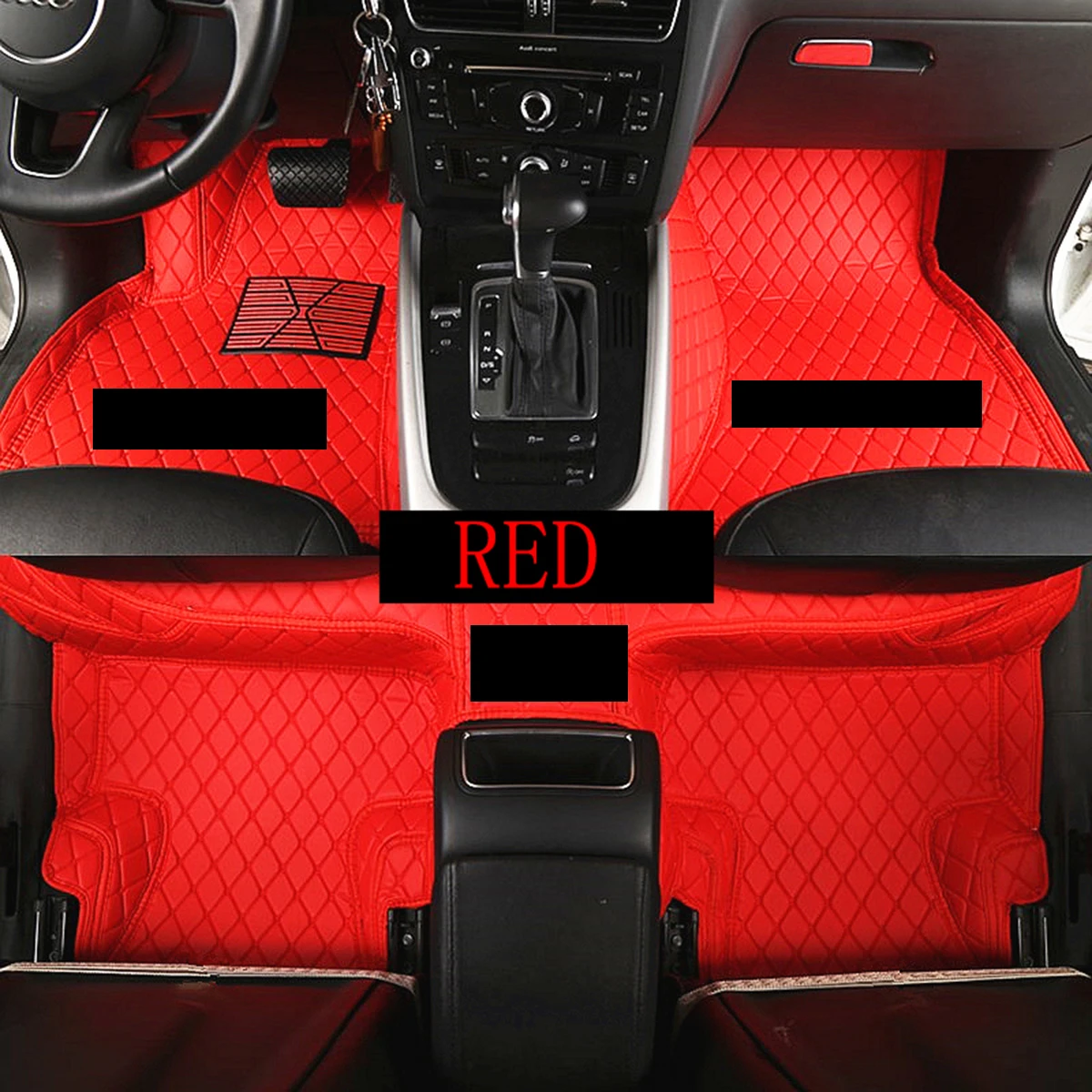 Custom Car Floor Mats For Ford Mustang Auto Foot Coche Accessories Waterproof Leather Floor Liners