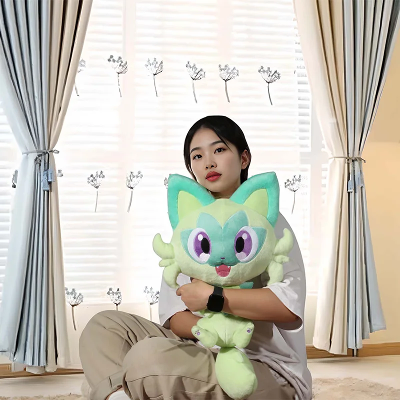 

Sprigatito Plush Toy 48cm Pokémon Anime Merchandise Stuffed Doll Pillow Cute Pocket Monster Cushion Birthday Gift