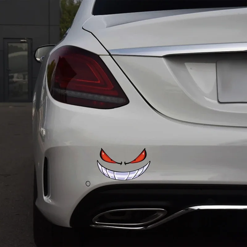 Funny and Fun Stickers Devil Sticker Reflective Waterproof Decal for Car Motorcycle Fuel Tank Caps Decor Car Styling Sticker