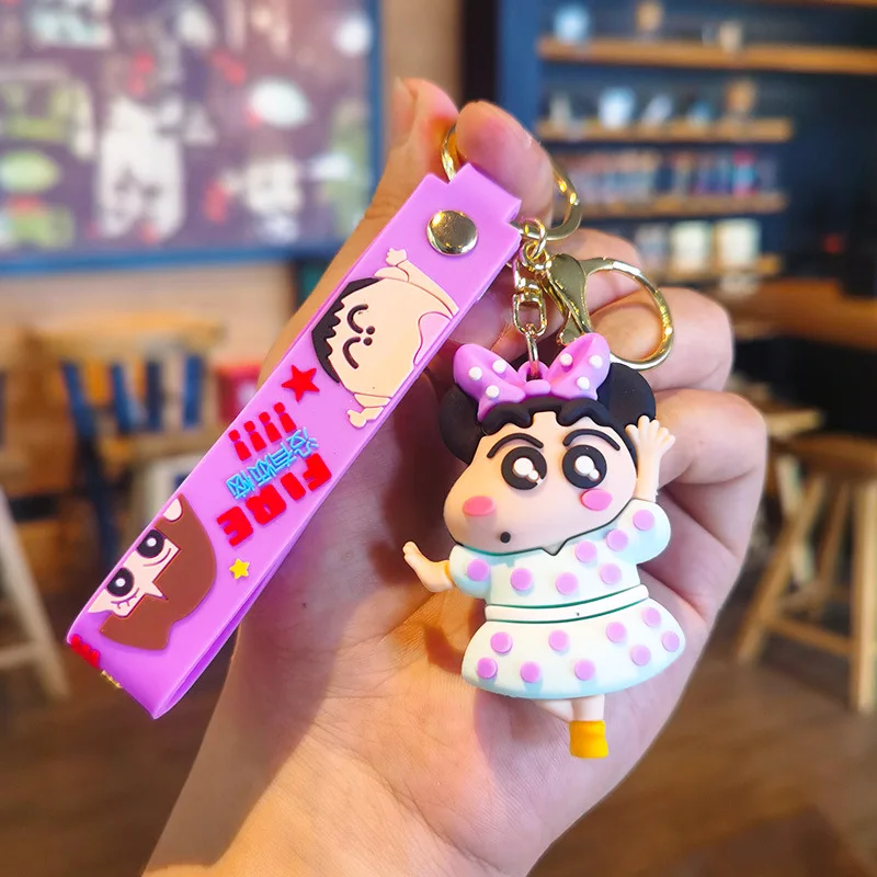 크레용 신짱 만화 크로스드레싱 키 버클 코믹 주변 상품 백팩 변신 장식 선물 어린이 키체인