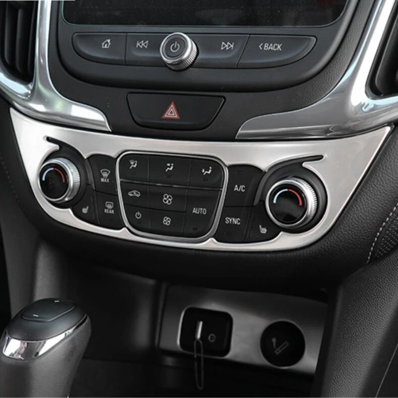 

Аксессуары, рамка регулировки кондиционера, внутренняя накладка, накладка для Chevrolet Malibu Equinox 2017-2018-2020 2022