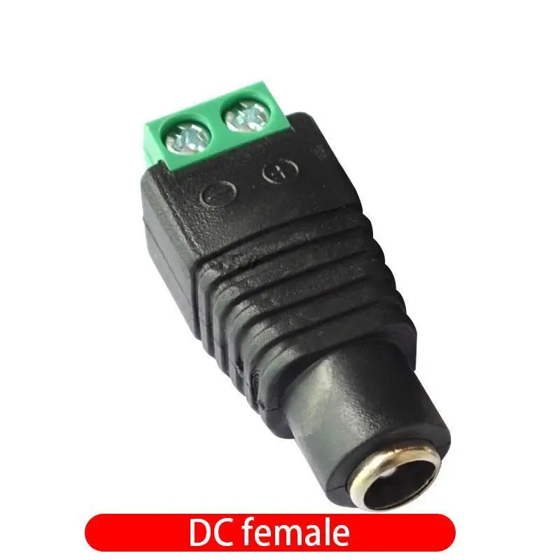 Terminal macho e fêmea DC com fio, conector de energia de engenharia