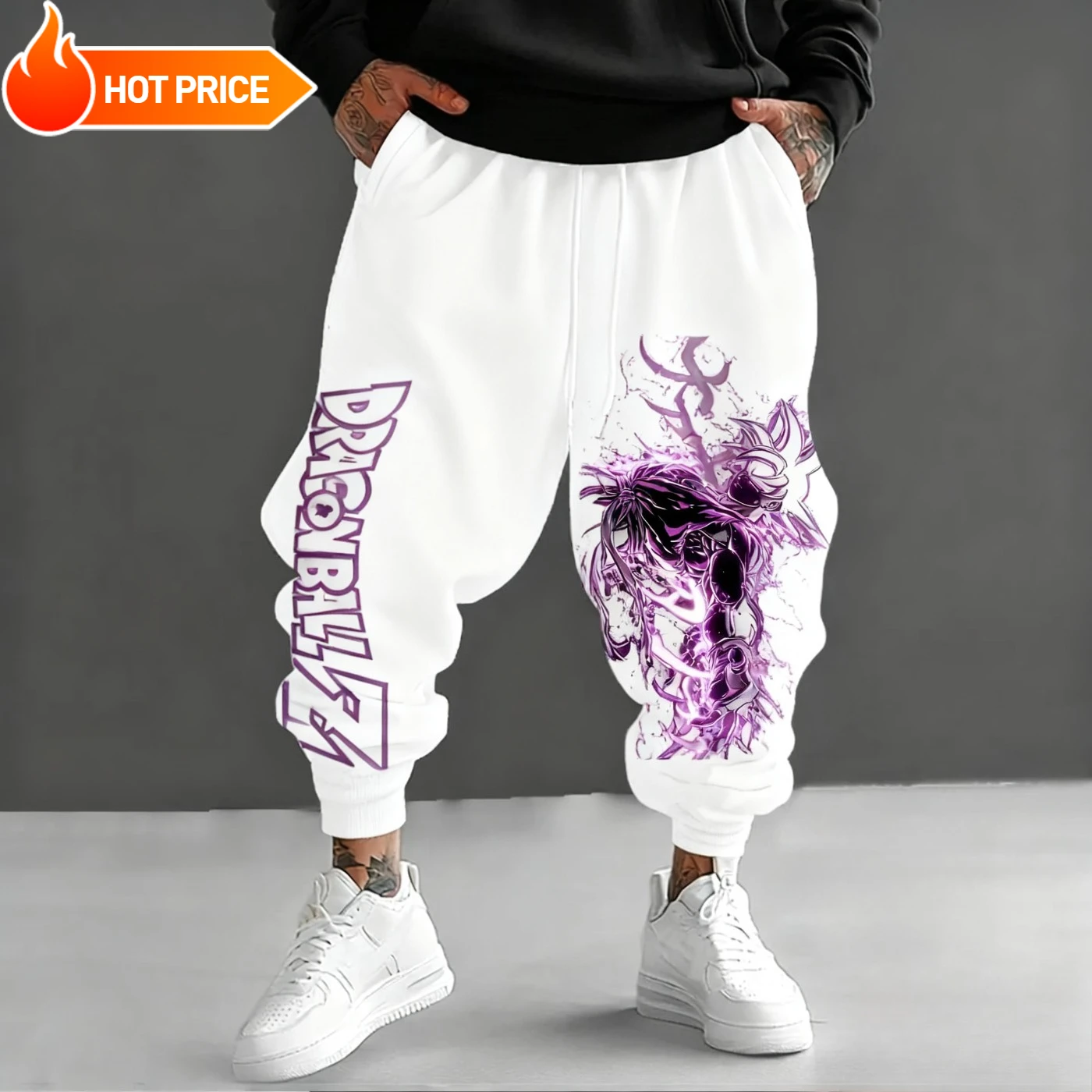 أنيمي لعبة دراغون بول سوبر سايان سون جوكو Harajuku الرجال 2025 الشتاء السراويل الرياضية الشارع الشهير النساء طماق غير رسمية Sweatpants للجنسين