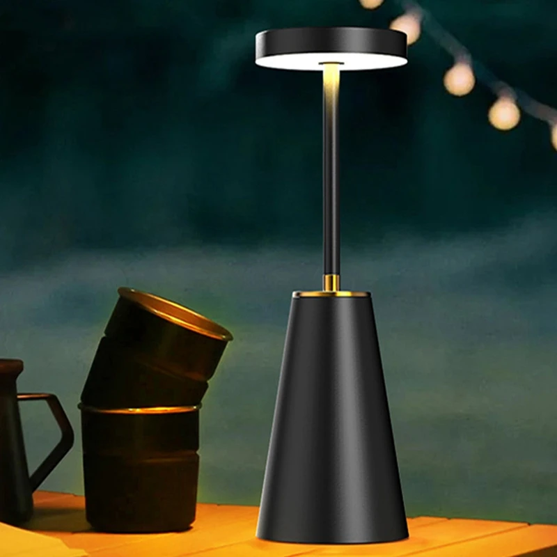 

AT59-Cordless Table Lamp Touch Dimmable Rechargeable Bedside Lamps For Nightstand Bedroom Living Room Outdoor Cafe Bars