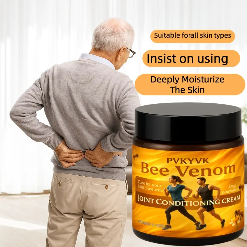 

Премиум-крем Black GoldBee VenomJoint, быстро впитывается. Испытайте успокаивающий массаж на вашему суставах в нескольких частях тела.