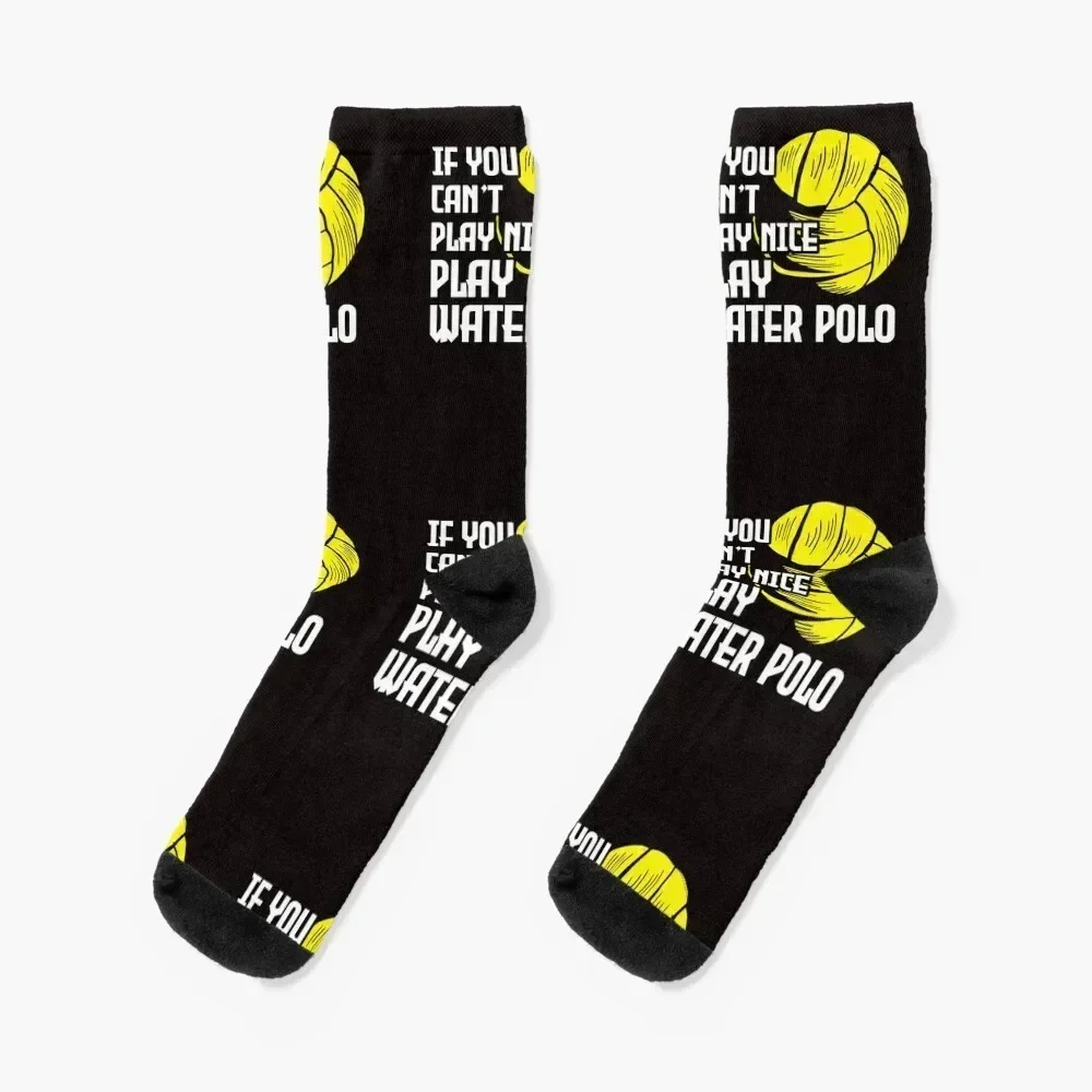 Water Polo Water Sport Ball Player Gift Socks gifts cartoon Stockings man Boy Child Socks Women's