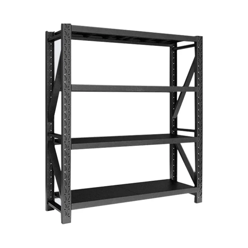 custom.Black Light Duty Steel Storage Shelves Garage Rack Metal Shelving Unit Customizable