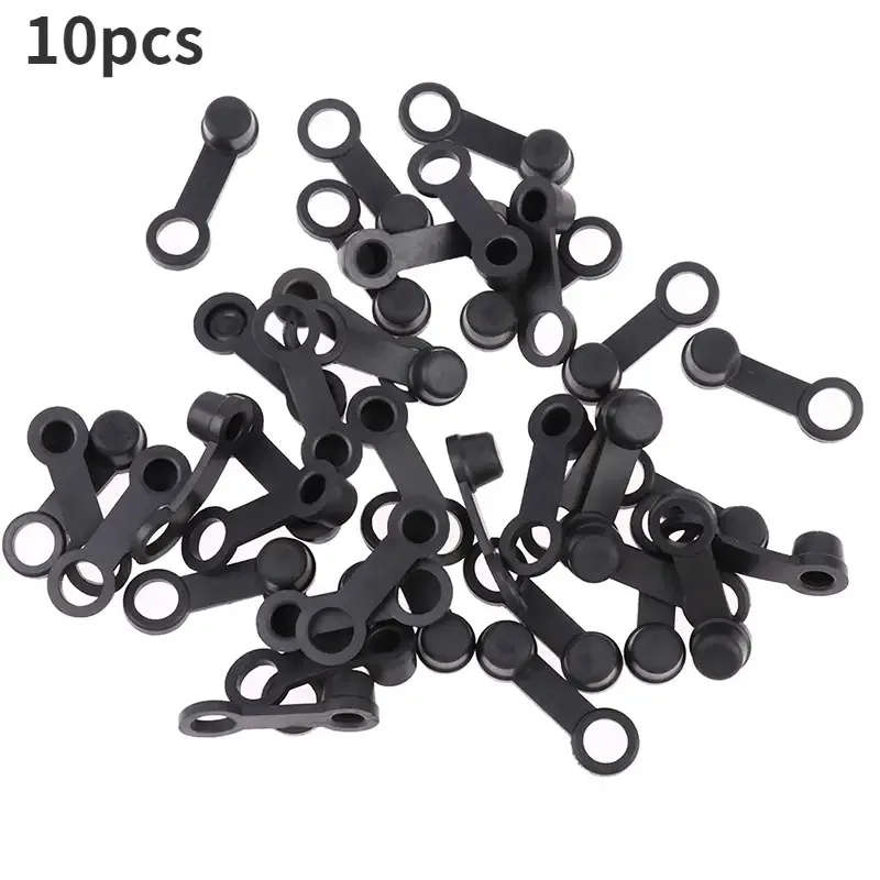 10pcs/set Car Brake Pump Dust Cap Oil Drain Screw Cap Brake Caliper Screw Cover Motorcycle Valve Rubber Dust Caps