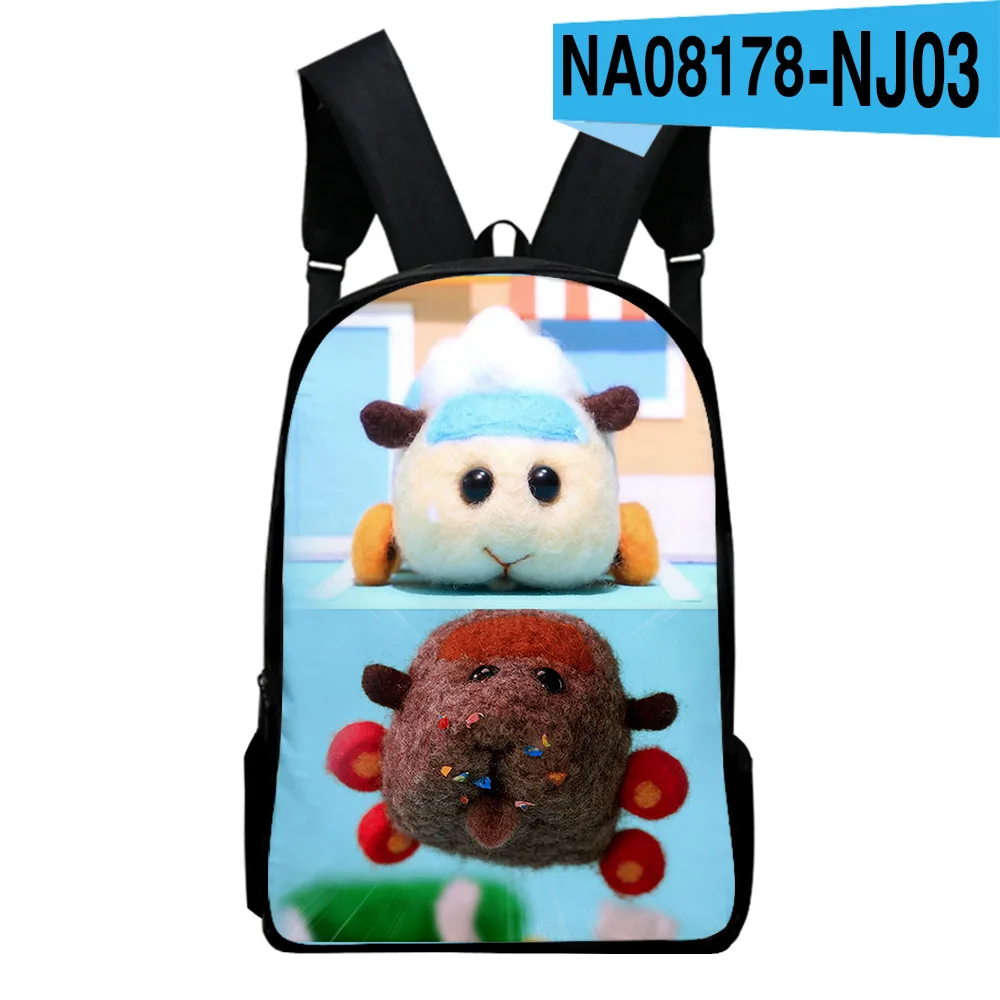 Cartoon Novelty Cool PUI PUI Notebook Backpacks pupil School Bags 3D Print Oxford Waterproof Boys/Girls Laptop Backpacks