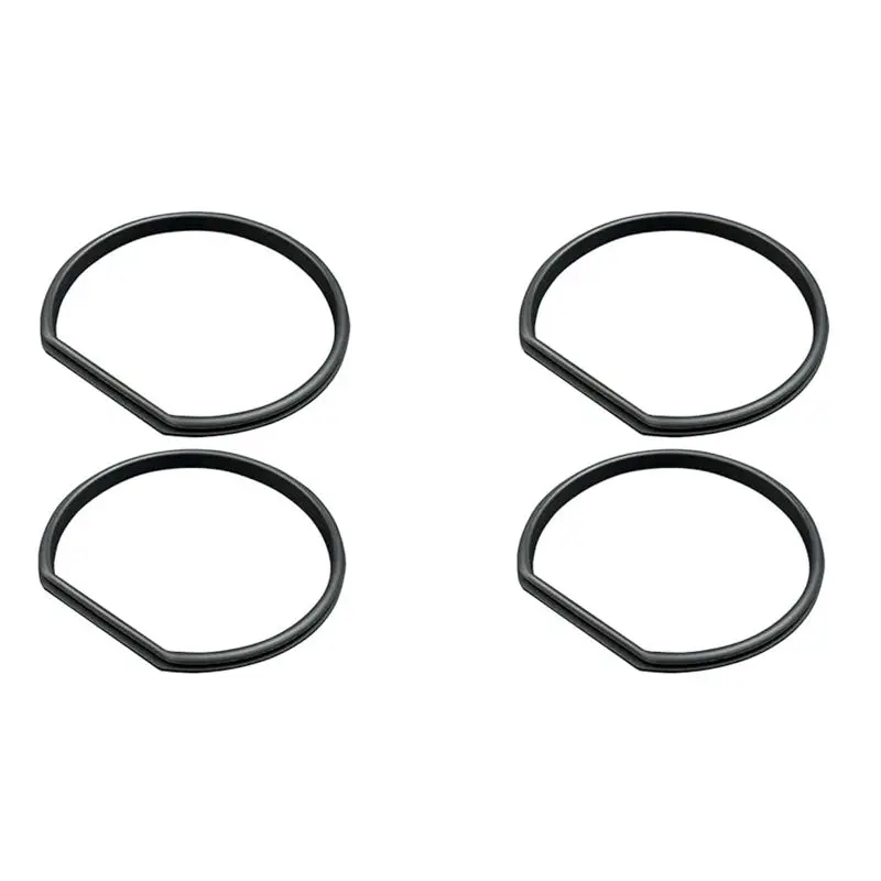 B84B-4PCS Replacement Gasket Stick Vacuum Cordless Dust Bin Lid,Seal Attachments For Ryobi 18V PCL720, PBLSV716, PBLSV717