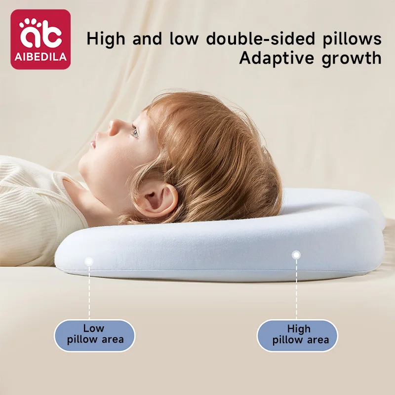 AIBEDILA مريح الطفل سحابة وسادة تنفس انتعاش بطيء الاقسام العمود الفقري دعم وسادة سرير طفل صغير للأطفال 1-3Y