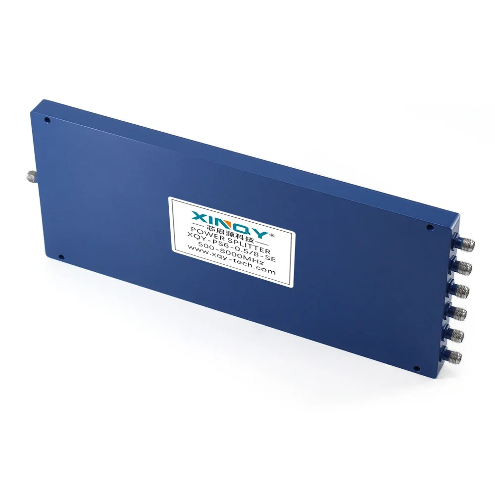 XINQY 500MHz 8000MHz 6 Way Power Divider WiFi Wilkinson Power Combiner RF Power Splitter Microwave Manufacturer