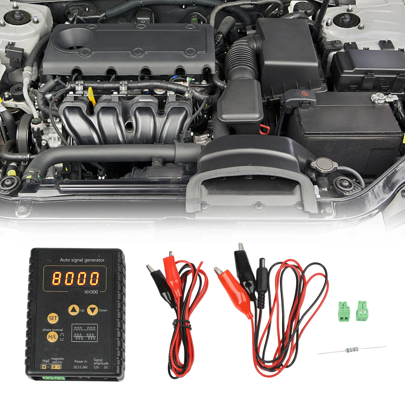 

Генератор сигналов для автомобильных систем с регулируемой частотой и амплитудой для моделирования коленчатого вала