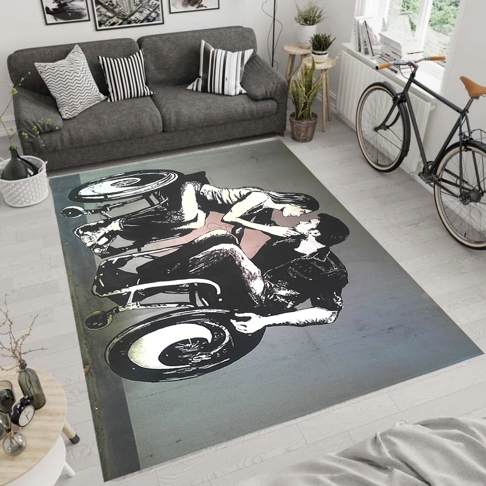 Graffiti Wall Art Rug For Living Room, Fan , Area Rugs, Popular Carpet, Personalized Gift, themed Rug, Home Decor,Rug