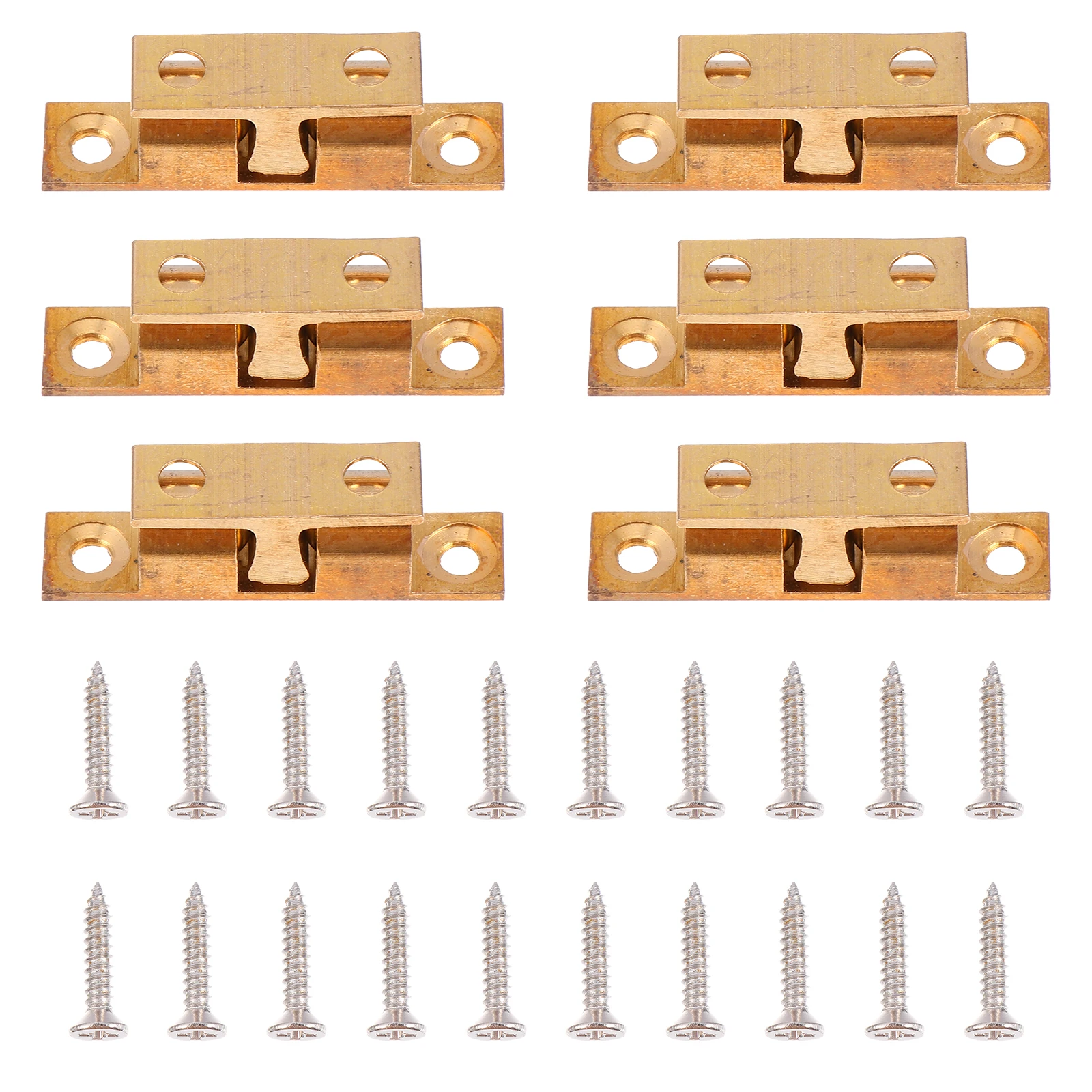 

10 pcs Copper Catch Door Catches Furniture Home Hardware Durable Firm Smooth Surface High Quality Cabinet Door Bump