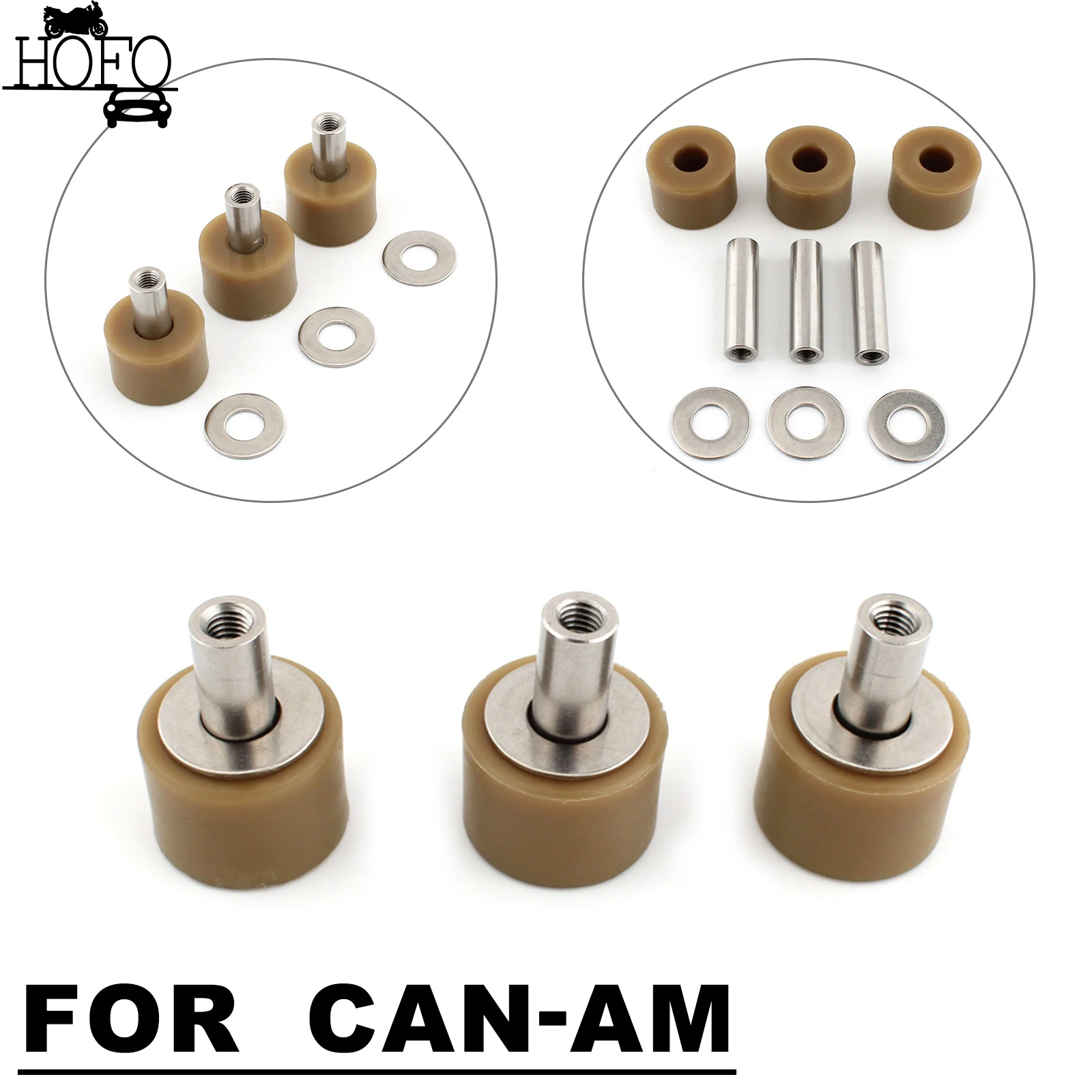 

Secondary Clutch Roller Kit 417127016 420629192 420227946 for Can-Am Ski-Doo