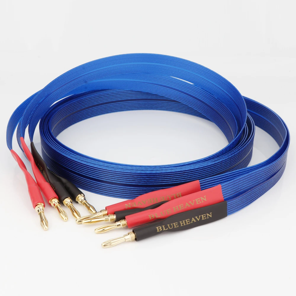 Nordost Blue Heaven Speaker Cable Hifi Audio Audiophile Cable OFC Loudspeaker Wire Amplifier Banana to Spade Line