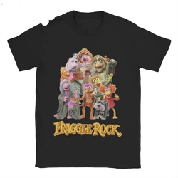 Men's Fraggle Rock T Shirts  the Muppets Show Pure Cotton Clothing Vintage Short Sleeve O Neck Tee Shirt 6XL T-Shirt