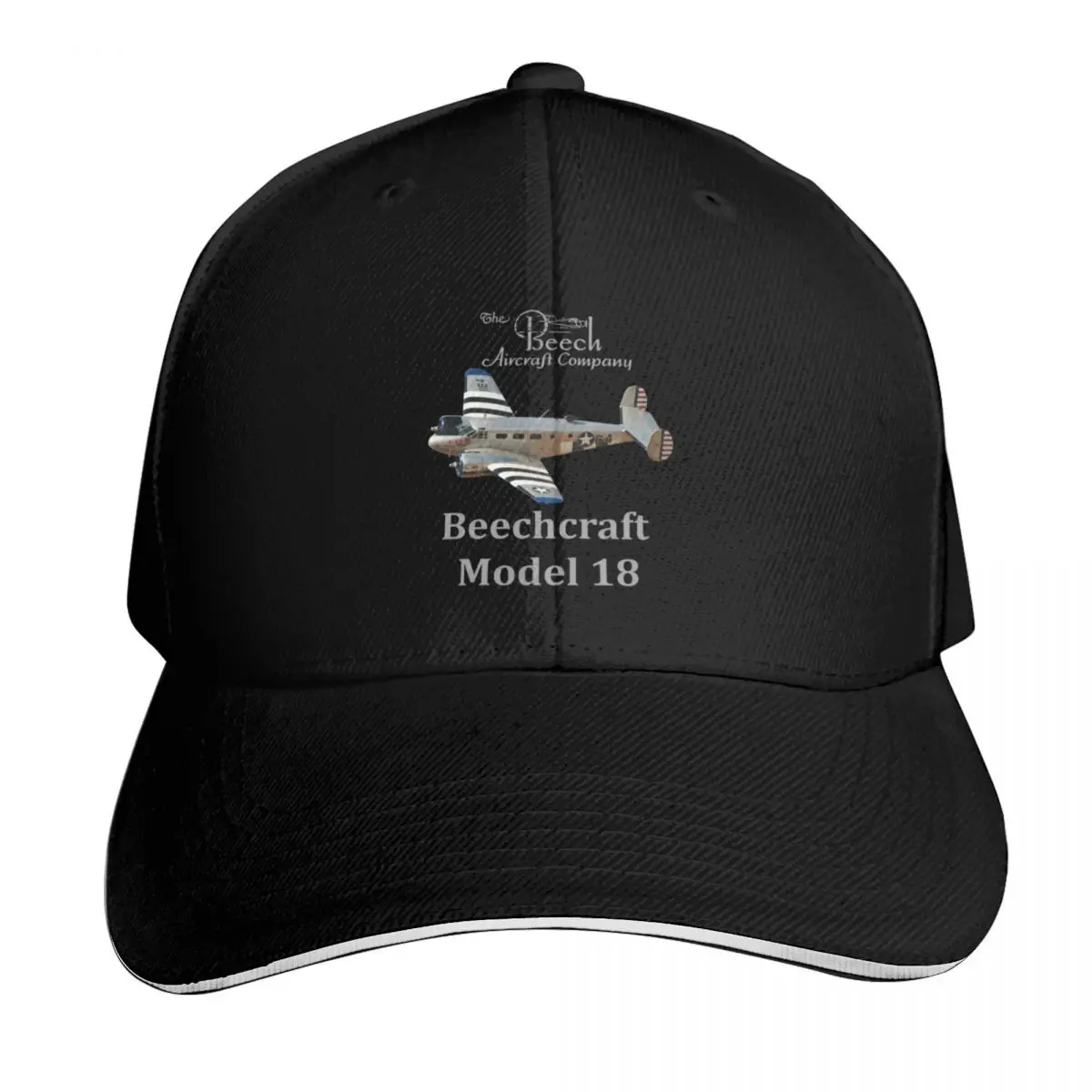 Beechcraft Model 18 Twin Beech Baseball Cap Outdoor Golf Running Hiking Summer Beach Travel Streetwear Hip Hop Trendy