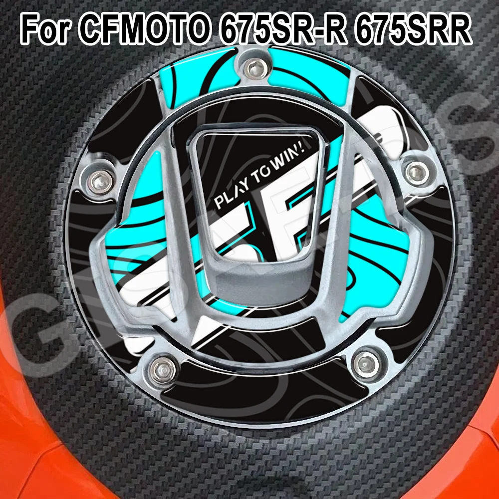 675SR-R Motorcycle Stickers Fuel Tank Pad Protector Sticker Decals 2024 2025 ﻿For CFMOTO 675 SR R 675SR 2024 2025 675SRR