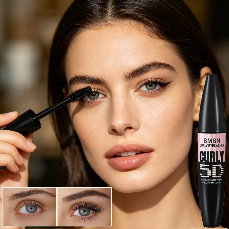 1PCS/2PCS Curly Three-Dimensional Eye Black, Waterproof and Sweat Proof, Durable Formula, Not Easy to Smudge, Natural Eye Makeup