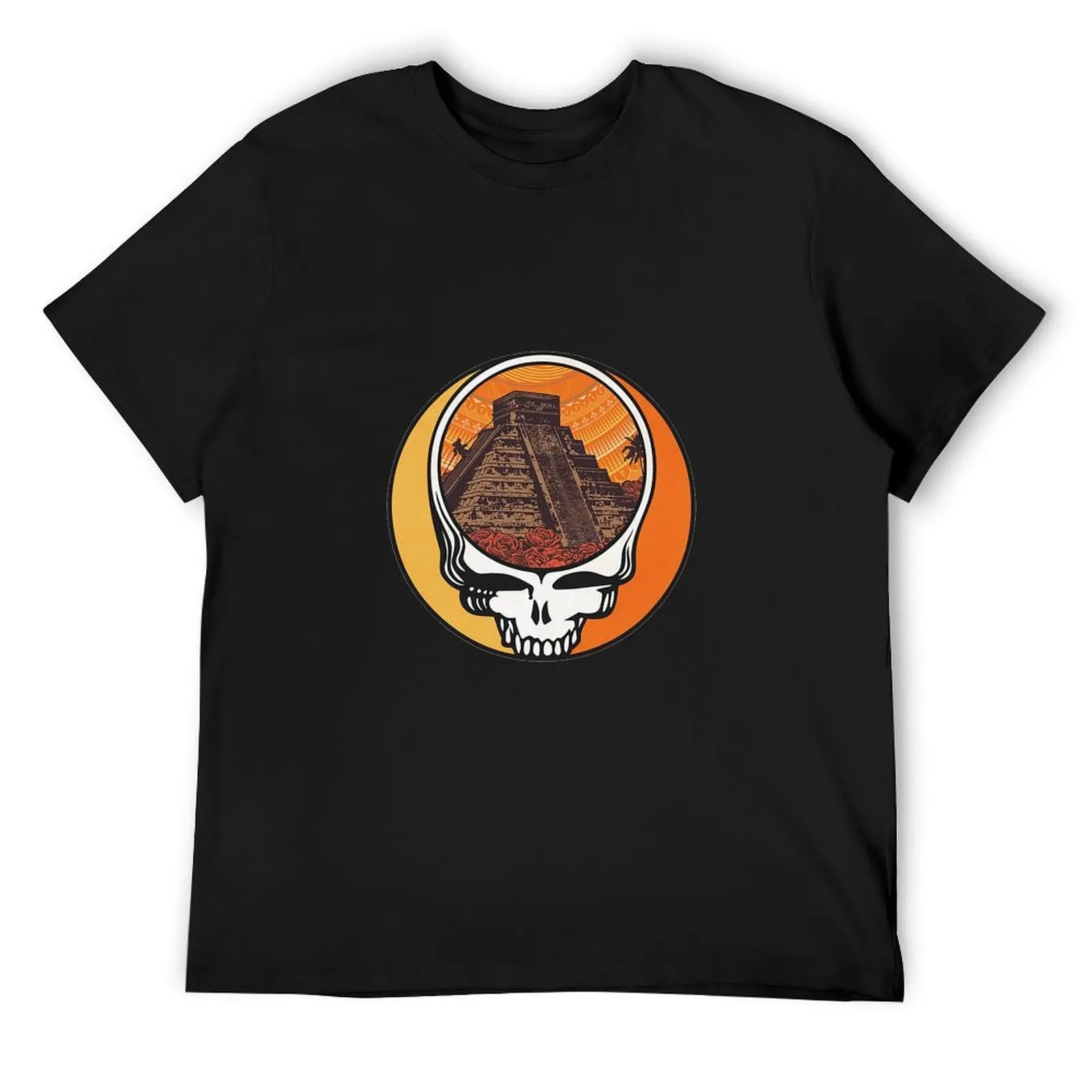 

Dead Skull Pyramid T-Shirt oversized customs summer clothes mens graphic t-shirts