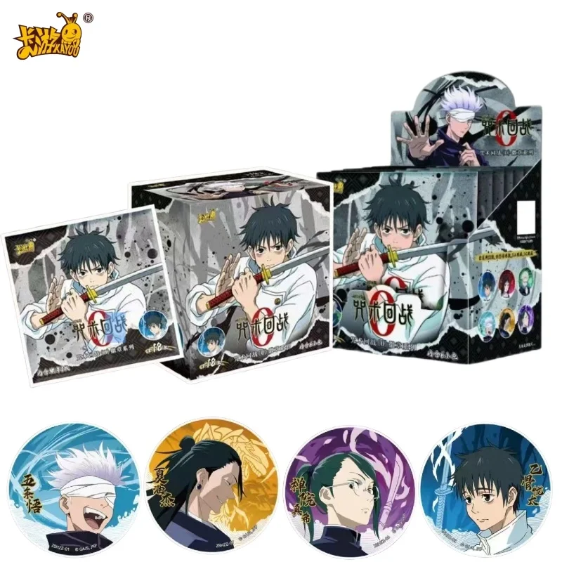 KAYOU Jujutsu Kaisen 0 Anime Character Badge Metal Brooch Pin Gojo Satoru Yuta Okkotsu Geto Suguru Figure Badge for Backpack