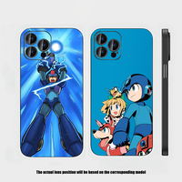 R-Rockman M-Megaman Cool Phone Case For IPhone 16,15,14,13,12,11,XS,XR,X,8,7,Pro,Max,Plus,mini Silicone Black Cover