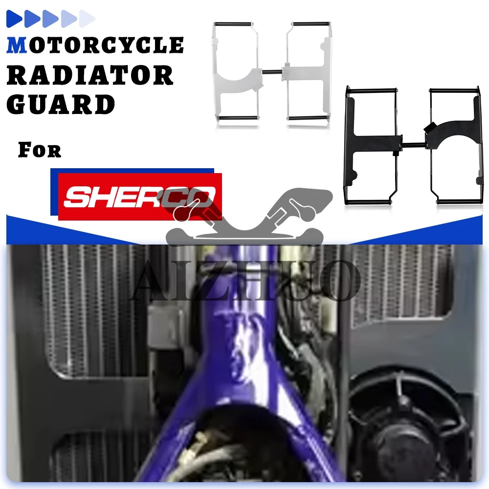 FOR SHERCO FACTORY 250SEF 300SEF RACING 250SEF 300SEF 250SCF 300SCF Radiator Grille Cover Guard Protetor Motorcycle Accessories