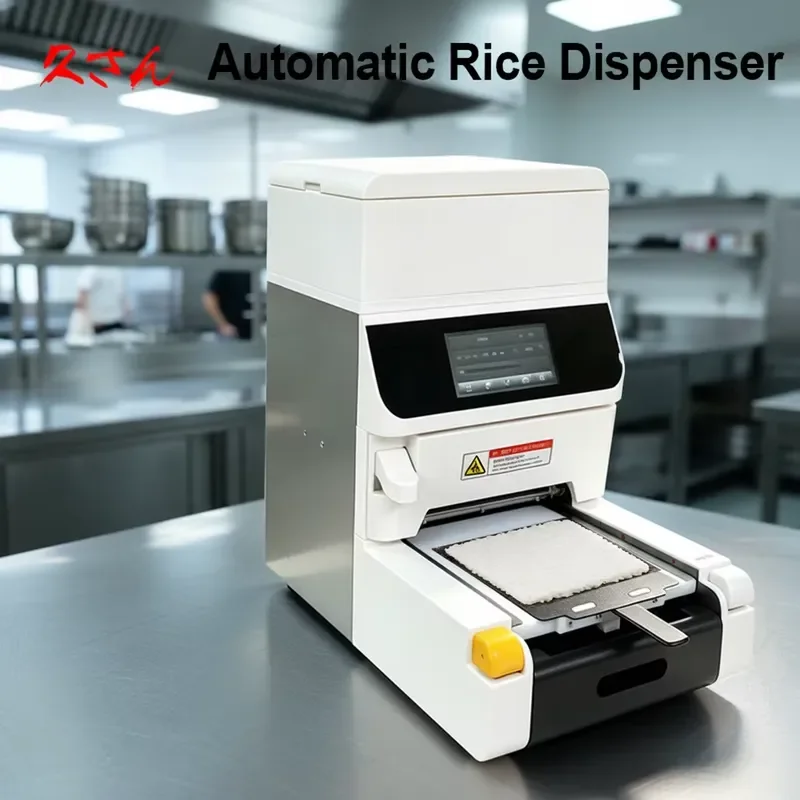 New High-Output Commercial Electric Sushi Rice Press, Equipped with a Touchscreen Control System