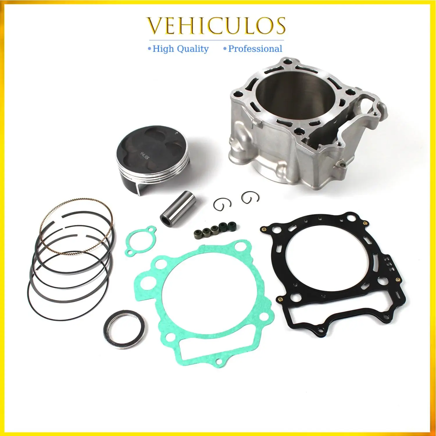 1set For Yamaha YFZ450R 2009-2011 YFZ450X 2010-2011 YZ450F 2006-2011 WR450F 2007-2011 Cylinder Piston Top End Gasket Kit