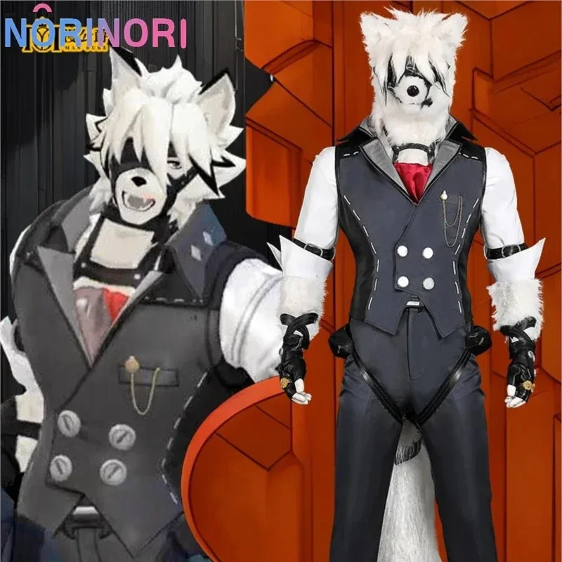 أزياء لعبة Zenless Zone Zero Von Lycaon التأثيرية أزياء المعركة الزي الرسمي للنشاط والحفلات ملابس لعب الأدوار أغطية الرأس