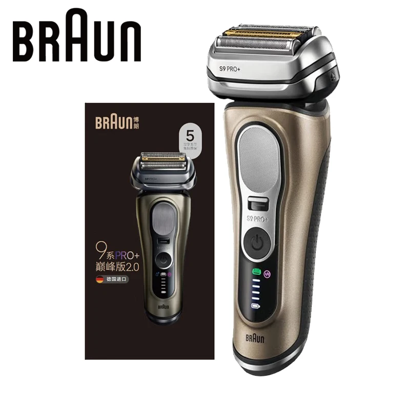 Braun 9179S Electric Shaver S9 Pro+ Rechargeable Reciprocating Wet Dry Shaver Floating Heads For Face Hair Removal Beard Cutting