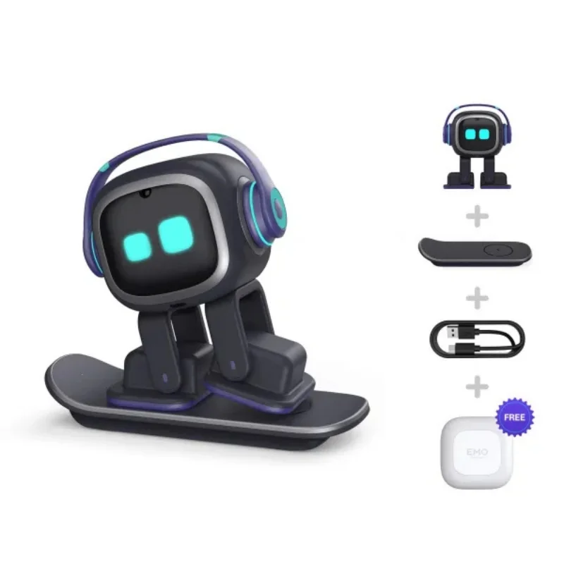 EMO Robot Desktop Electronic Voice Interaction Ai Pet Handsome Senior Intelligent Automation Robots Holiday Children Gifts