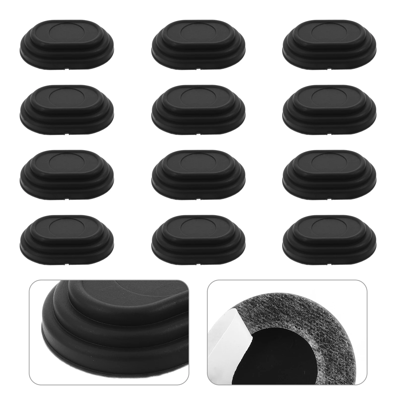 

30 Pcs Door Shock Absorbing Cushion Car Bumper Pads Buffer Automotive Absorber Impact Protector Guard Damping Gasket