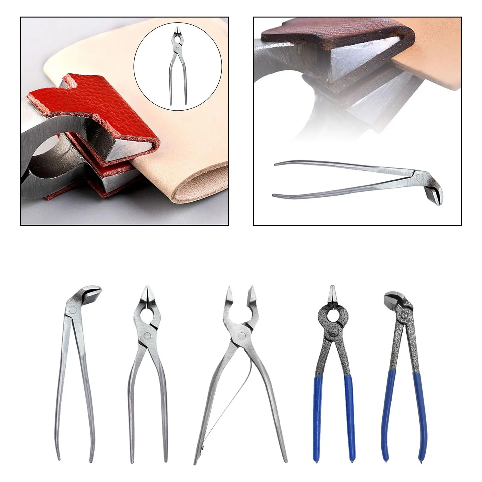 Leather Clamp Plier Leather Bag Making Pliers Durable for Belt Bag Wallet DIY