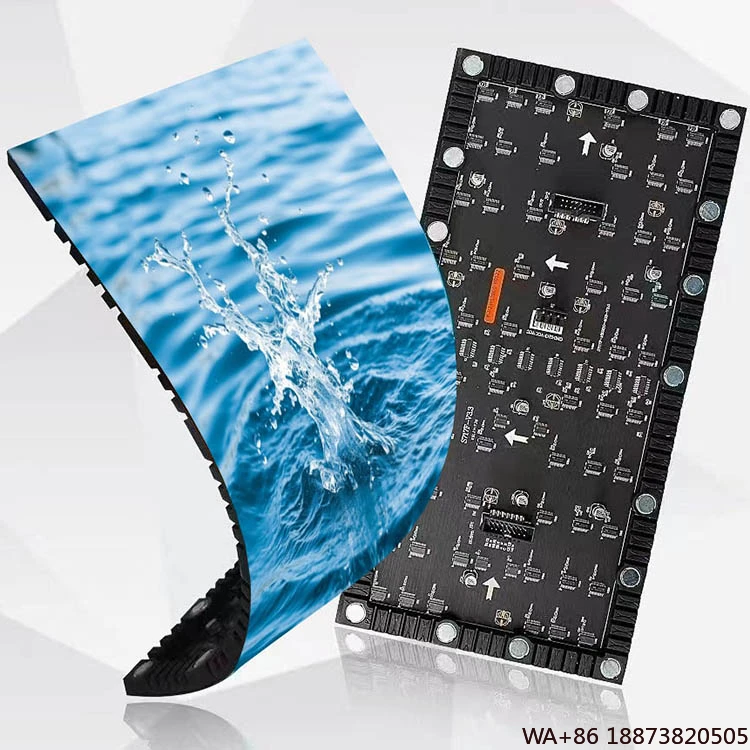 

Светодиодный дисплей Китайская фабрика P1.25 Гибкий внутренний видеоцифровой фоновый экран для рекламы сцены и торговых центров