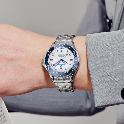 Imagen 2 del producto Relojes de buceo PAGANI DESIGN para hombre, reloj automático de lujo dorado para hombre, relojes de pulsera mecánicos AR con bisel de cerámica de zafiro, novedad de 2025