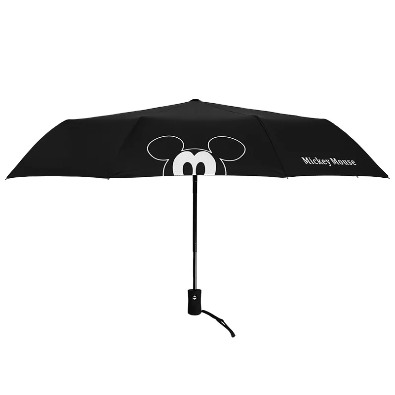 Disney Sun Umbrella Cartoon Minnie Mickey Mouse Rain Umbrellas Anti Uv Parasol Portable Lightweight Women Men Sunshade Umbrella