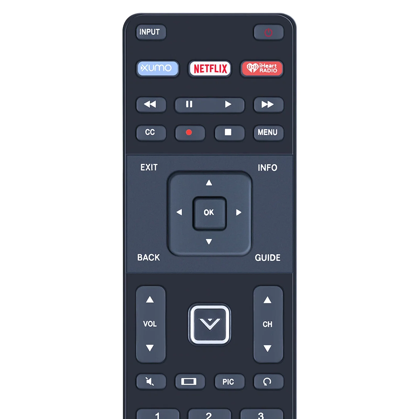 Replacement XRT122 Remote Control Compatible with Vizio Smart TV D32-D1 D32H-D1 D32X-D1 D39H-D0 D40-D1 D40U-D1