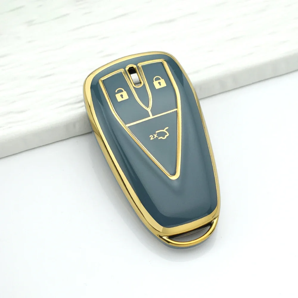 TPU Smart Remote Car Key Case for CHANGAN CS55 CS75 CS35 PLUS EADO UNI-T UNI-K Uni-V Lamore Intelligent Auto Shell Fob