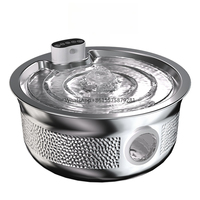Visible Water Level Window 7L Auto Cat Water Fountain 304 Stainless Steel Automatic Pet Water Fountain for Cat Dog