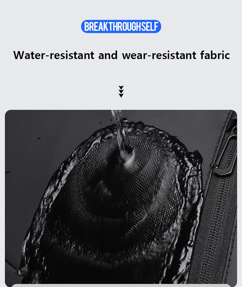 Weixier 16-Zoll-High-End-Rucksack für Herren mit großem Fassungsvermögen, Computertasche, High-End-Business-Tasche, erweiterbarer Rucksack, Hexe, USB – Detail 9