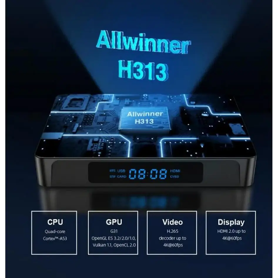 Android tv box android 10 x96q pro dual wifi smart tv device bt 2gb + 16gb allwinner h313 6k netflix google store multimedia #2