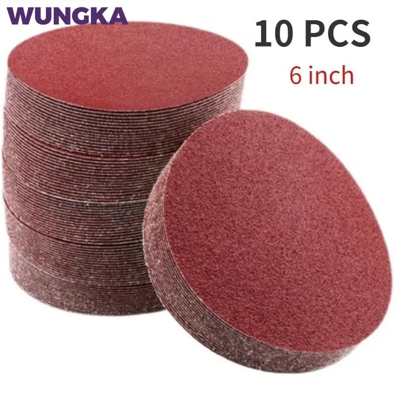 

Sanding Sheets Self adhesive Sandpaper 6 Inch 150MM Dry Grinding Saning Disc 60 to 2000 Grits for Polishing